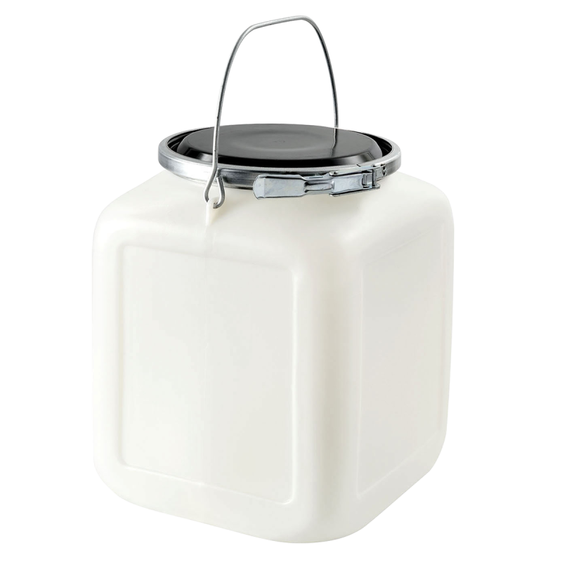 Gilac Fût blanc avec couvercle 30 L