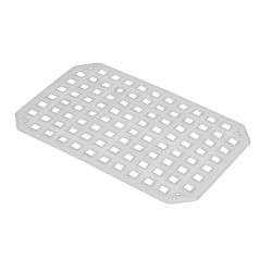 Grille blanche pour bac plat